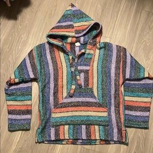 Colorful Baja Sweater